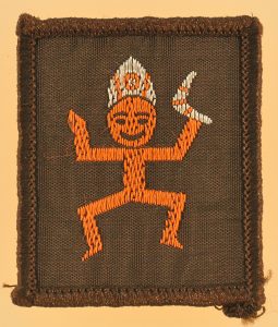 brownie-six-badge-junjarins-brown-border